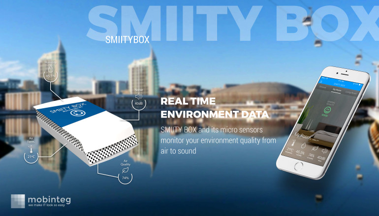 SMIITY Box: the device that assesses air quality and noise pollution
