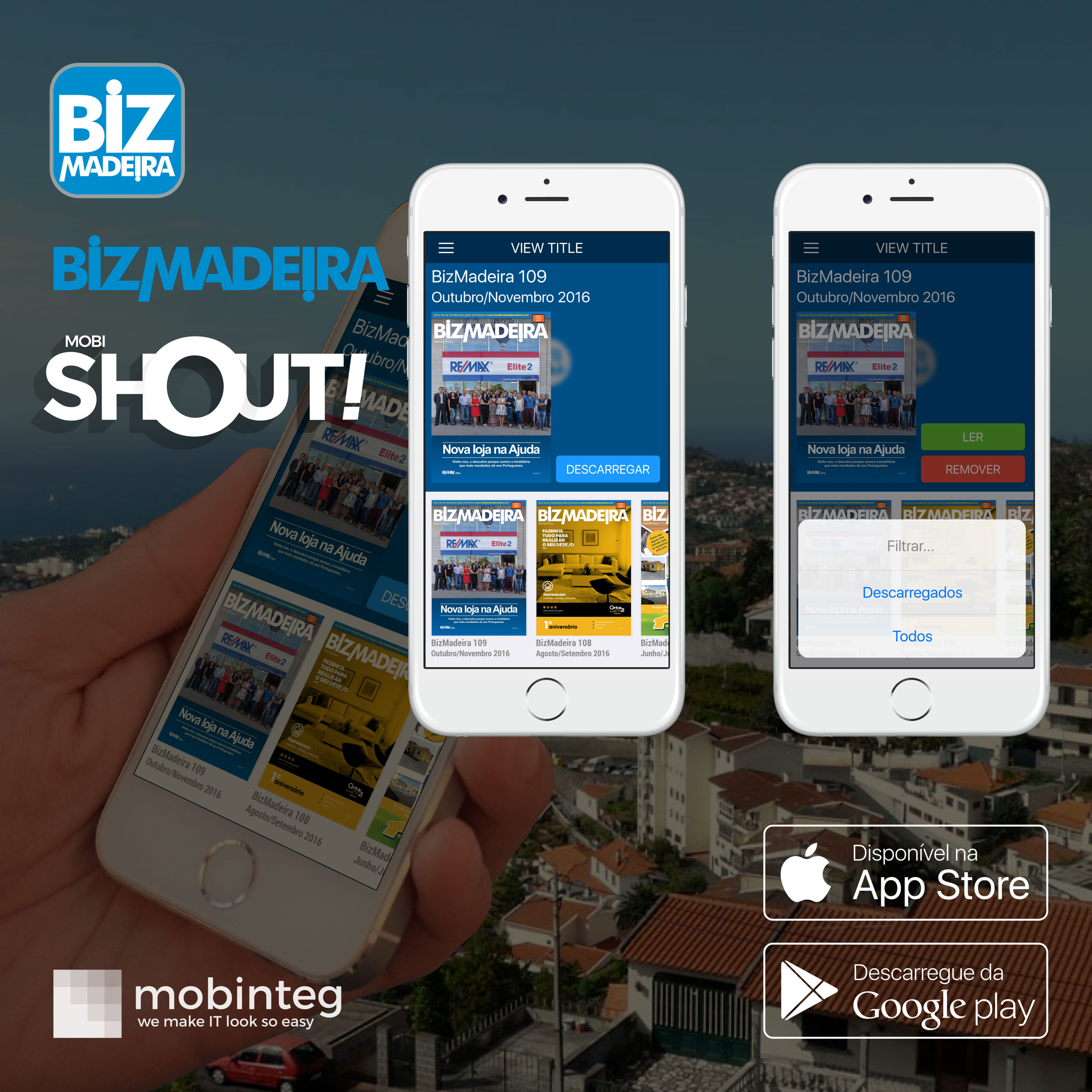 BIZMADEIRA chega às “bancas” da App Store e Google Play
