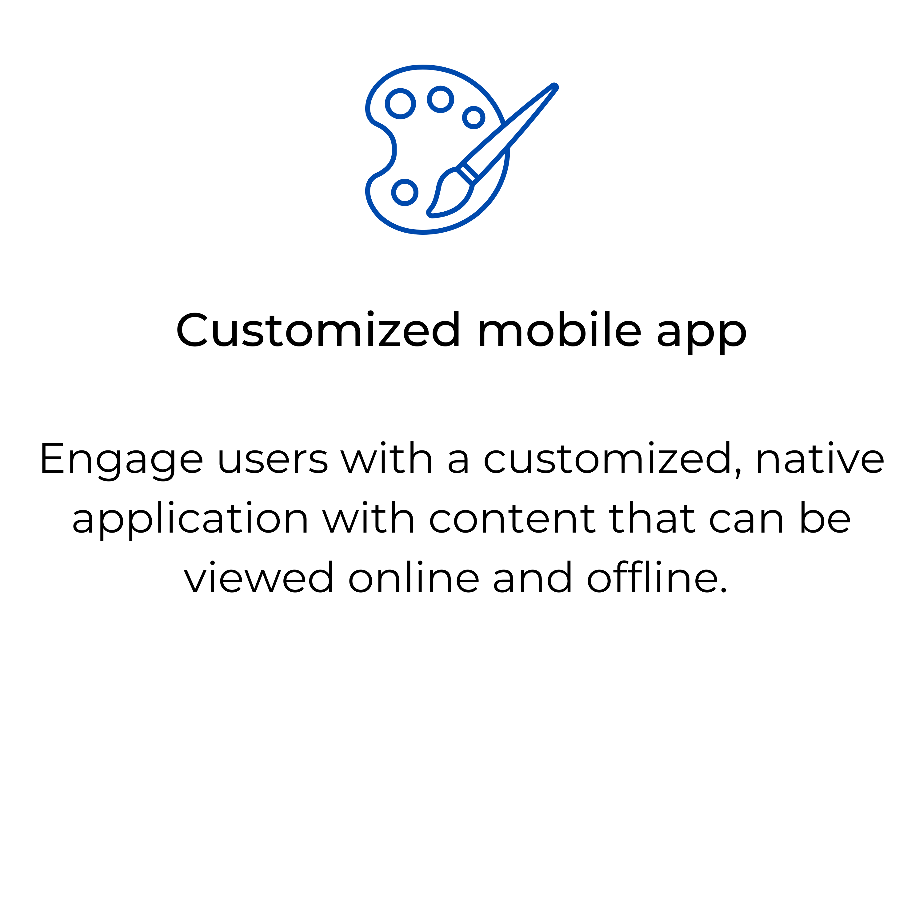 mobiSHOUT - customized app